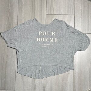 Zara Gray Short Sleeve Tee